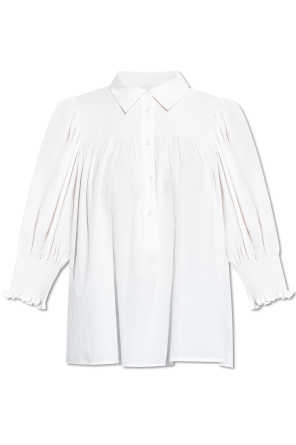 Tシャツ・カットソー Stella McCartney White poplin shirt (620035SMA90 9000) Stella McCartney Cotton Poplin Shirt | italist